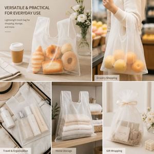 Sac fourre-tout en gaze transparente en organza, léger, avec poignée, pour emballage cadeau de jouets en peluche - Vente en gros - Product Image 2