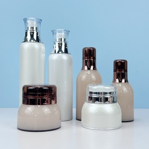 Flacons et pots en acrylique blanc nacré coréen de haute qualité, sans air, pour soins personnels - Product Image 3