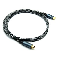 Câble audio optique Type-C vers SPDIF Toslink, adaptateur mâle USB-C vers interface audio numérique à fibre optique