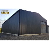 Abri pour élevage de chèvres, ossature en acier lourd, entrepôt préfabriqué avec soudure, structure en acier à grande portée, abri pour bétail