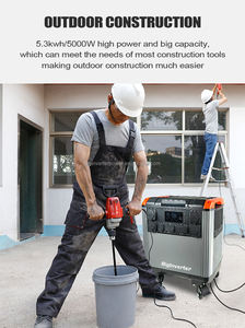 BIGINVERTER Estación de Energía Portátil Industrial de 5000W LiFePO4 para Uso en Fábricas, Talleres y Obras de Construcción - Product Image 2