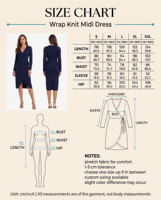 Robe mi-longue pour femme en tricot opaque premium 300GSM, douce, confortable, élégante, col en V, manches longues, idéale pour le bureau, logo personnalisé OEM