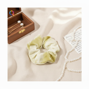 Vendita calda di tendenza pastello di lusso in velluto con fiocco di pizzo accessorio di moda da donna all'ingrosso - Product Image 3