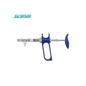 Siringa automatica veterinaria da 1ML per siringa continua in acciaio plastico per bestiame e pollame - Product Image 1