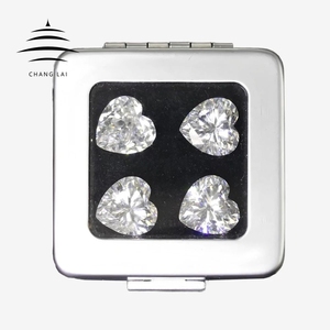 CHANG LAI 大人気 2カラット ハートシェイプ 6カラット エクセレントカット VS1 メレ ブリリアントカット ダイヤモンド 1カラット ルースダイヤモンド - Product Image 3