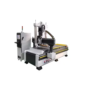 3D CNC Woodworking Router 1325 Wood Drilling Machine With Linear Type Auto Tool Changer For Sale