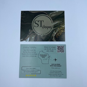 Tùy Chỉnh 140x100mm 300gsm Thiết Kế Độc Đáo DIY Trang Trí Matte Hoàn Thành Phụ Nữ Lời Mời Chúc Mừng Cảm Ơn Bạn Thẻ Số Lượng Lớn Đã Được Thực Hiện - Product Image 5