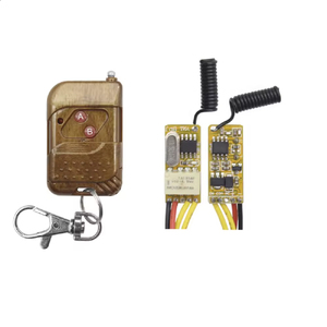 DC3.6-12V 315Mhz không dây <span class=keywords><strong>RF</strong></span> hỏi mini từ xa thiết bị chuyển mạch 4-nút 30m phạm vi AAA pin tự động hóa nhà để xe kiểm soát cửa Starter - Product Image 5
