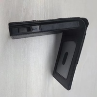 Portefeuilles personnalisés à poche avant avec blocage RFID, porte-cartes de crédit pliable, portefeuille homme fin en cuir avec système pop-up