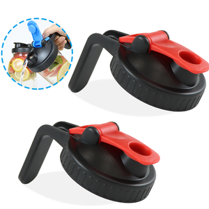 Kín 86mm đổ nắp vòi nắp lật nắp có tay cầm cho miệng rộng Mason Jar - Product Image 1