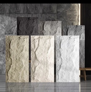 Pannelli Murali in Finta Pietra LONGTE PU, Rivestimento Esterno, Piastrelle Leggere Decorative, Effetto Roccia Testurizzato, Facile Installazione - Product Image 2