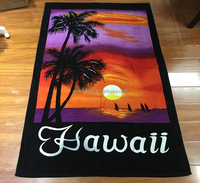 Luxury Velour 100%Cotton Custom Full Printed Classical Traditional Summer Beach Towels with LOGO