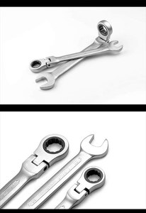 Chrome Vanadium Gear Gold <strong>Ratchet</strong> Adjustable <strong>Wrench</strong> Customized Dual-Purpose Quick <strong>Ratchet</strong> <strong>Wrench</strong> 72-Tooth Gold <strong>Ratchet</strong> <strong>Wrench</strong> - Product Image 3