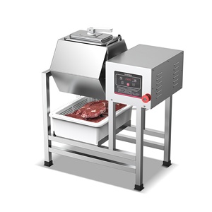 Machine à mariner les poulets entiers |   Ensemble professionnel de hachoir à viande et de machine à agiter sous vide pour la transformation de la volaille - Product Image 1
