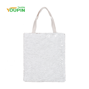 Bolsa <span class=keywords><strong>de</strong></span> Mano Reversible con Lentejuelas Doradas <span class=keywords><strong>de</strong></span> 16x13 Pulgadas, MOQ Bajo, con Reverso <span class=keywords><strong>de</strong></span> Lino y Algodón para Sublimación, Ecológica, para Navidad y <span class=keywords><strong>Halloween</strong></span> - Product Image 3