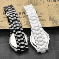 Nouvelle Arrivée Kit de boîtier de montre en céramique brillante étanche 42mm Surface polie résistante à l'usure Montre-bracelet personnalisée pour couple