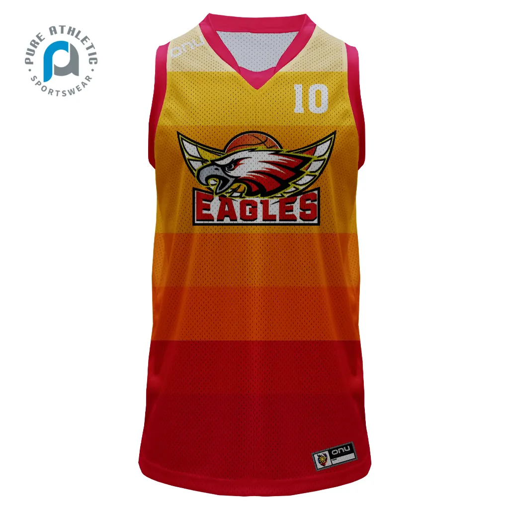 Camisetas de baloncesto personalizadas, uniformes de baloncesto de color naranja, reversible, diseño barato, venta al por mayor, 2022