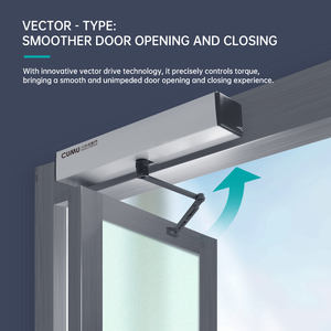 CMD-600 intelligente telecomando elettrico porta a battente più vicina capacità 150KG facile installazione operatori per alberghi parchi scuole - Product Image 3