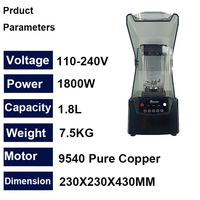 Mélange à moudre Offre Spéciale côtelette smoothie vente en gros 3hp machine à blinder alimentaire presse-agrumes poivre multi-fonction mélangeur robuste