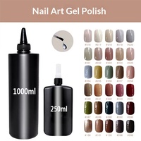 Vernis à ongles gel transparent effet œil de chat couleur unie, base de gel, colle de renforcement, strass, usine de Guangzhou