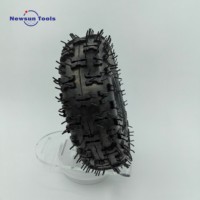 Roue à roulement pneumatique avec jante en acier 4.10-4, pneu tout-terrain pour robot agricole et roue de brouette en caoutchouc, vente en gros du fabricant NS