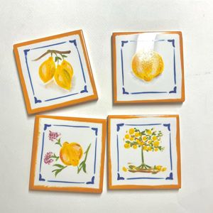 Azulejos de Cerámica Modernos Pintados a Mano, Azulejos Interiores, Murales Personalizados para Cocina con Frutas y Verduras, Accesorios Decorativos - Product Image 3