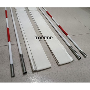 Volleyball Training Equipment Collapsible Volleyball Antenna <b>Pole</b> Set with Sleeve - Product Image 3