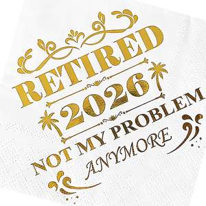 <span class=keywords><strong>Serviettes</strong></span> en <span class=keywords><strong>papier</strong></span> jetables personnalisées avec logo imprimé or pour cocktails, mariages, dîners - Product Image 2