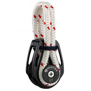 รอกลูกปืนแบบ Heavy-Duty รุ่น Master TS-5701F ขนาดเส้นผ่านศูนย์กลางล้อ 57 มม. สำหรับเรือยอชท์และเรือใบ ขนาดเส้นผ่านศูนย์กลางลวด 16 มม. อุปกรณ์ทางทะเล - Product Image 2