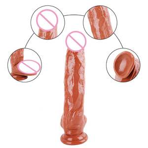 Weiche TPE Riesige realistische Big Penis Mastur bator Gelee Dildo G-Punkt Stimulator für Frauen Weibliche Dildos <span class=keywords><strong>Vibrator</strong></span> Adult Sexspielzeug - Product Image 4
