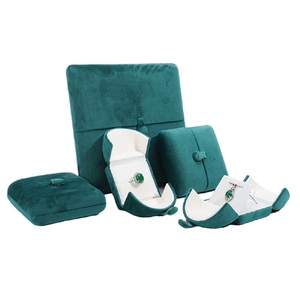 Scatola per Gioielli Personalizzata di Marca, Blu Navy, con Logo Personalizzato, Confezione di Lusso per Anelli e Bracciali - Product Image 5