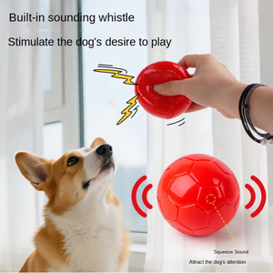 Hot Selling Classic Tpr <span class=keywords><strong>Dog</strong></span> Kauw Speelgoed Piepende Bal Raar Huilend Geluid Verveling Hulp Bijtring Voor Kleine Honden 2025 Bestseller - Product Image 2