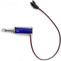 DC5V Open Frame Type Push Pull Strong Thrust Electromagnet Soft Magnetic Material Power-on Retract Solenoid for Mechanical Locks