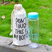 Personnalisé votre Logo Sports de plein air 500ml bouteille d'eau en plastique ma bouteille