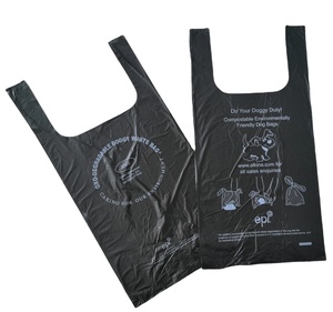 ถุงใส่ของแบบเสื้อยืดสำหรับใช้ในบ้าน ซูเปอร์มาร์เก็ต ร้านขายของชำ - Product Image 6