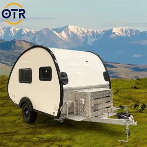 eco friendly 2024 CE Certified Chinese supplier sells motorcycle small trailer caravan manufacturer in Turkiye
