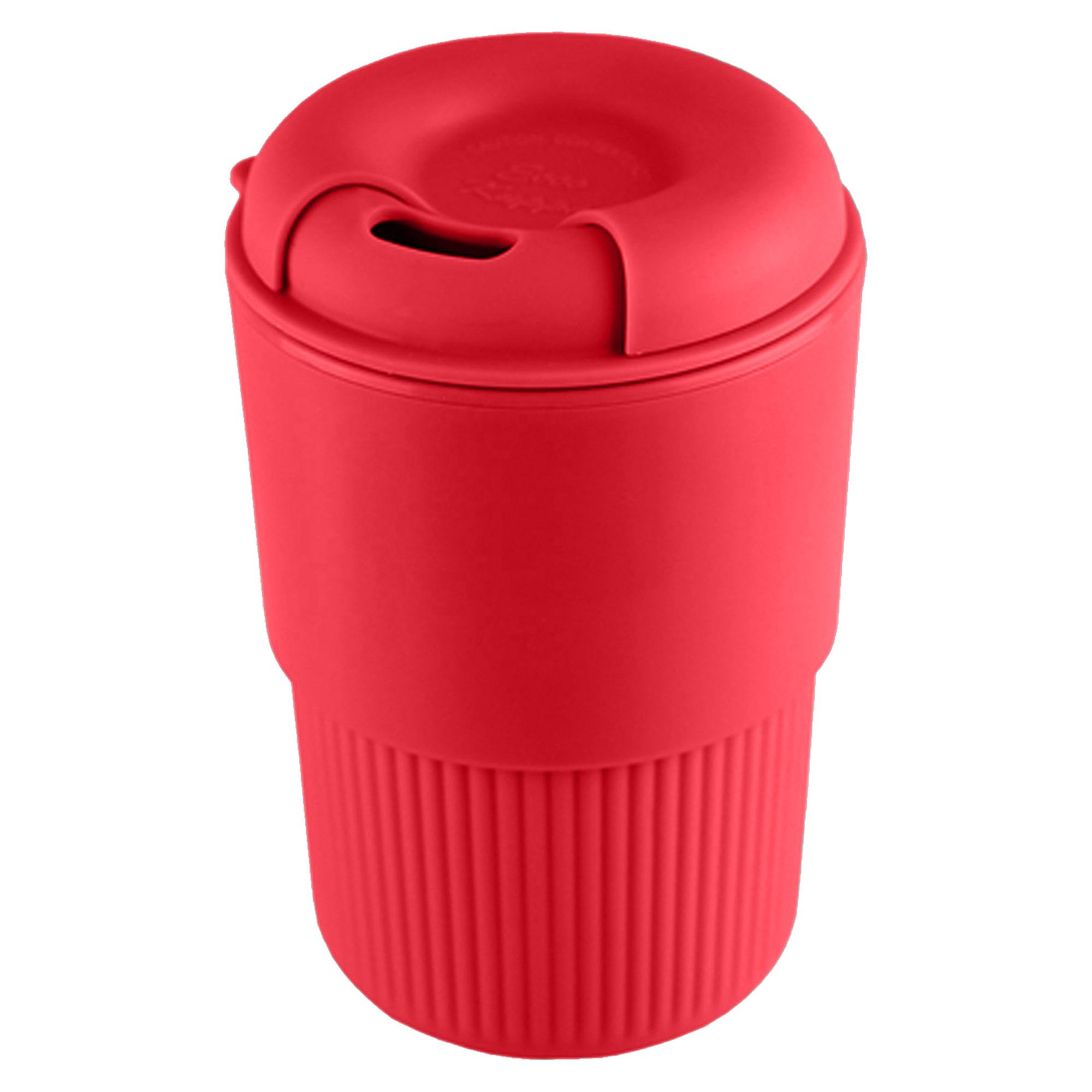 Ecofriendly 350ml Double Wall PP Ecco Cup with Turning Lid 12