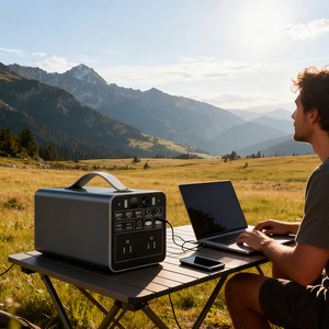 300W 299.7Wh <b>Mini</b> Outdoor Portable <b>Solar</b> <b>Panel</b> MPPT Controller Pure Sine Wave Ternary Lithium Battery LED USB/Type-C AC Adaptor - Product Image 5