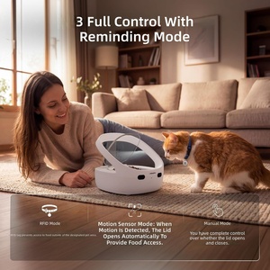 Distributeur automatique de nourriture pour animaux de compagnie Elecpet Smart Rochip Selective Plastic Multi-Pet, pour chats et chiens, avec fonction de portionnement précis. - Product Image 4