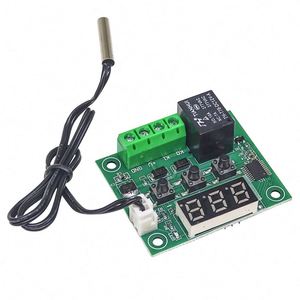 Bán Buôn W1209 DC 12V Hiển Thị Kỹ Thuật Số Độ Chính Xác Cao Nhiệt Độ Điều Khiển Nhiệt Kế Điều Khiển Chuyển Đổi W1209 - Product Image 1