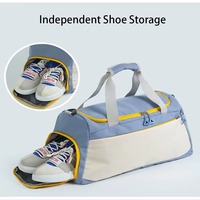 Sac de sport grande capacité avec compartiments humides et secs, sac de voyage pour hommes et femmes