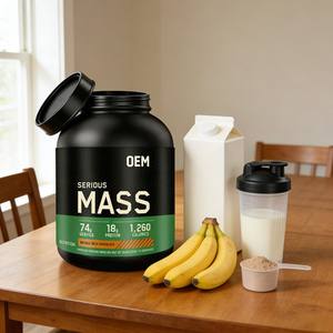 Proteína en Polvo para Aumentar Masa Muscular OEM, Sabor Chocolate, Alto en Calorías, 5LB, Suplemento Alimenticio para el Crecimiento Muscular en Adultos, Grado Alimenticio - Product Image 4