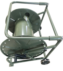 Cơ giới có thể thu vào sợi trống/spool giỏ hàng manpack Ba lô 1500m/1000M Cáp Reel - Product Image 1