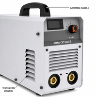Machine à souder MMA à double alimentation électrique, soudeuse à l'arc MMA 315GTS DC Inverter pour la soudure de l'acier et de l'acier inoxydable