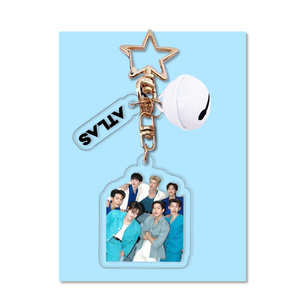 พวงกุญแจ CP นักแสดงชายชาวไทย jimmysea lingorm forcebook bkpp พวงกุญแจอะคริลิคสองด้านใสกระดิ่งไอดอลแฟนๆกระเป๋าที่มีเสน่ห์ - Product Image 4