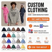 Sweat-shirt à capuche surdimensionné personnalisé avec logo, 20 couleurs, en molleton épais, streetwear uni multicolore, pour hommes
