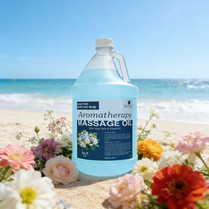 Huile de massage corporel aux ingrédients naturels, qualité professionnelle pour spa et salon, format gallon (3,8 L), apaisante pour la peau, pour pédicure et manucure, OEM ODM - Product Image 4