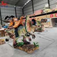 Équipement de dinosaure, parc de plein air, cavalier de dinosaure, plus populaire