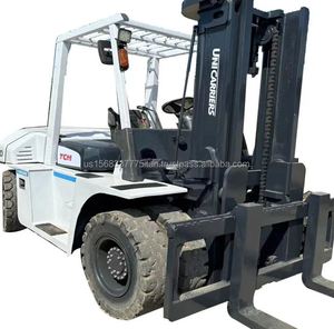 Japan Good Performance <b>Used</b> TCM 7Tons Diesel-Powered <b>Pallet</b> Truck 2024 Model 4X4 Drive 3m Lift 1 Year Warranty Low Price - Product Image 1