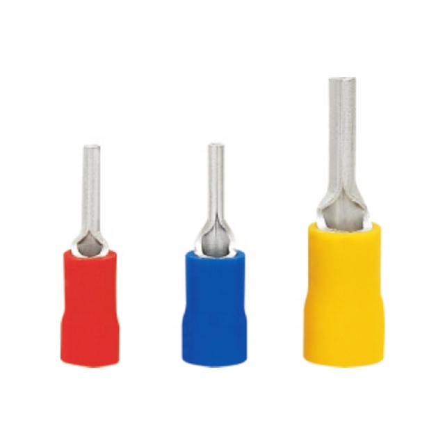 PTE1.25 Copper Lug Electric Wire Terminal Block Connectors Insulated Crimp Terminal Low Voltage Cable Lug Terminal Lug